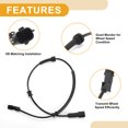 thumbnail image 4 of Unique Bargains ABS Wheel Speed Sensor Rear Left Right ABS Sensor Anti-lock Braking System Sensor No.8200539276 for Renault LAGUNA II Grandtour KG0 2006-2007, 4 of 7
