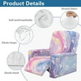 thumbnail image 5 of Kuiaobaty Paws Marble Print Recliner Chair Cover Dustproof Reclining Sofa Slipcover Durable Recliner Couch Cover Breathable Reclining Slipcover with Pocket for Pets Kids, 5 of 8