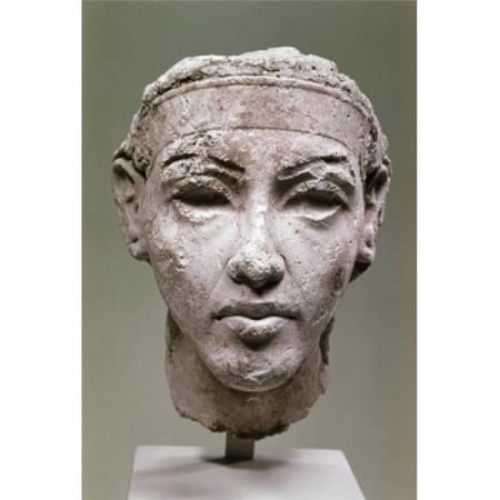 Bust of a King 1350 Bc-Amarna Period Egyptian Art Staatliche Museum Berlin Germany Poster Print - 18 x 24 in.