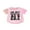 Pink, variant on Baby Summer Romper Short Sleeve Baseball Print Playsuit Bodysuit for Boys Girls
