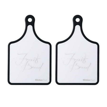 

Homemaxs 2pcs Kitchen Household PP Fruit Chopping Board Sushi Bakery Bread Cutting Board for Home (Handle Chopping Board)