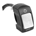 thumbnail image 2 of koolsoo Motorcycle Handlebar Headlight Control Switch Universal Handlebar Mount 7/8 inch Gray, 2 of 7