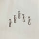 thumbnail image 5 of sweethay 100 UNIDS Acero inoxidable Señuelo Pesca Colgante Snap Clip Giratorios Barril aparejos de pescado Pescar 6#, 5 of 6