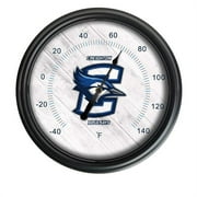 NCAA Creighton Bluejays 14 in. Dia. Indoor & Outdoor LED Thermometer, Black