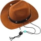 thumbnail image 1 of Sombrero vaquero vaquero para mascotas - Diadema desmontable, ajuste regulable y remaches en forma de estrella - Accesorio de moda para perros/gatos en fiestas/fotos, 1 of 4