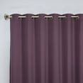 thumbnail image 2 of Bkue Nile Mills Modern, Classic Solid Semi Blackout Curtains, Set of 2, 52" x 108", Wisteria, 2 of 9