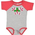 thumbnail image 3 of Inktastic Candy Canes and Holly Christmas Boys or Girls Baby Bodysuit, 3 of 5