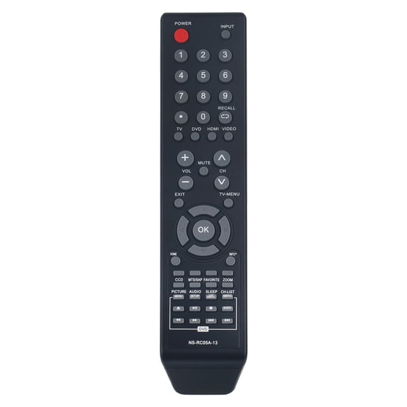 NS-RC05A-13 Replaced Remote for Insignia TV DVD Ns32ld120a13 Ns24ld120a13