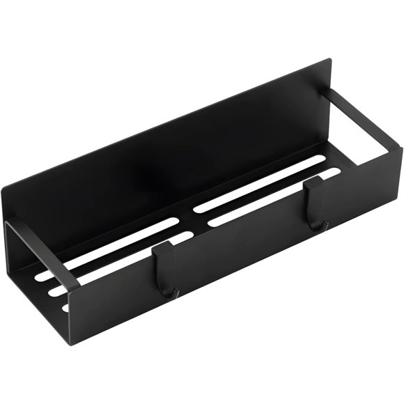 Metal Adsorptive Spray Can Holder, Space-Efficient Tool Rack with Hooks, No-Drill Garage Organizer