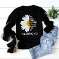 thumbnail image 2 of Love in Faith | I Can Do All Things Daisy Long Sleeve | Black | Christian T-Shirts for Women | Faith Based Apparel |Christian Gifts, 2 of 7