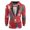 Red, variant on Fesfesfes Christmas Print Fall And Winter Men's And Women's Hooded Sweater Loose Pullover Top or