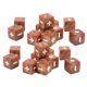 thumbnail image 5 of 20 piezas dados de signo más menos de matemáticas juego de dados de cálculo de operación matemática de 16mm para educación infantil marrón, 5 of 14