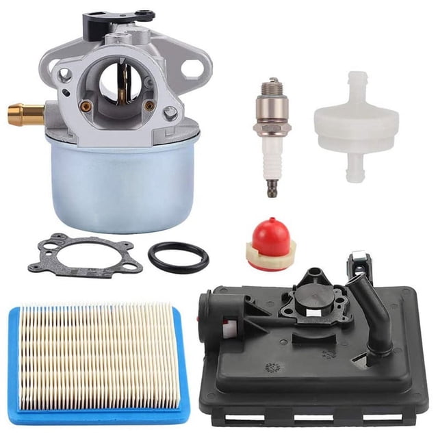 LOVEVER 799868 Carburetor with 496116 795259 Air Filter Base Compatible 124L02 124T02 124T05 124T07 Engines