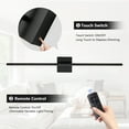 thumbnail image 5 of C Cattleya Black Dimmable Adjustable Color Temperature Chargeable Rotatable LED Indoor Wall Lamp with Touch and Remote Control, 5 of 7