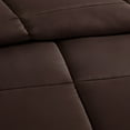 thumbnail image 4 of American Home Collection Comforter Set - Extra Soft Microfiber - 2 Piece Comforter and Pillow Sham Set - Twin/Twin XL, Brown, 4 of 8