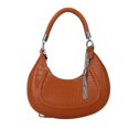 thumbnail image 1 of Bolsa De Hombro Bolsa de hombro para mujer Bolsa bandolera de cuero de PU Elegante Bolsa de media luna Marrón Sywqhk Para Estrenar, 1 of 4
