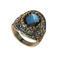 thumbnail image 2 of WREESH Dames Mode Rétro Bague de Mariage Diamant Carré Bague Cadeau 1pc, 2 of 9