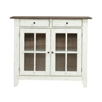Liberty Furniture Al Fresco Server Cabinet for Dining Room - Graphite & Whitestone