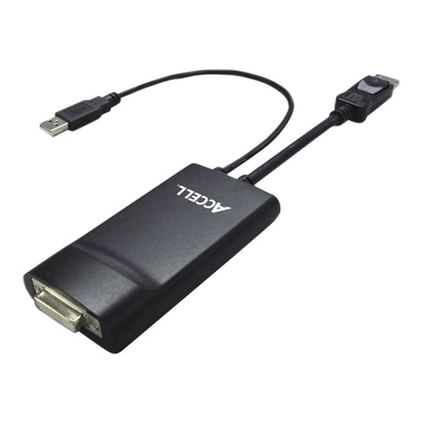 Accell UltraAV - DisplayPort adapter - dual link - USB (power only ...