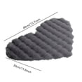 thumbnail image 3 of Meitianfacai Heart Shaped Rug, Cream Velvet Living Room Carpet, Soft Bedside Area Rug, Decorative Floor Mat for Sofa and Coffee Table, Plush Accent Rug for Home Decor, 3 of 6