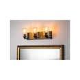 thumbnail image 4 of Lucas McKearn Arcadia 3-light Metal Bath Vanity Light in Matte Black/Gold, 4 of 5