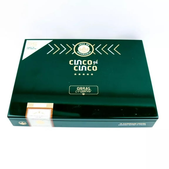 Cinco De Cinco Corona Extra Empty Wood Cigar Box 9.75" x 7" x 1.5"