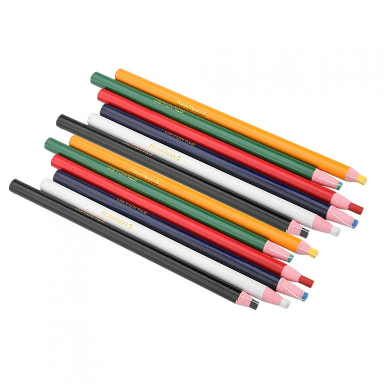 MIDELONG Assorted Colors Sewing Mark Chalk Pencil, Sewing Fabric Pencils  Free Cutting Pencil Tailor's Mark Dressmaker's Chalks for Tailor Home  Marker