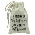 thumbnail image 2 of Darling Souvenir Hangover Recovery Kit Wedding Party Favor Bags Hangover Only Last a Day, Memories Last Forever First Aid Kit Bag 4 x 6 Inch, 10 Pcs, 2 of 5