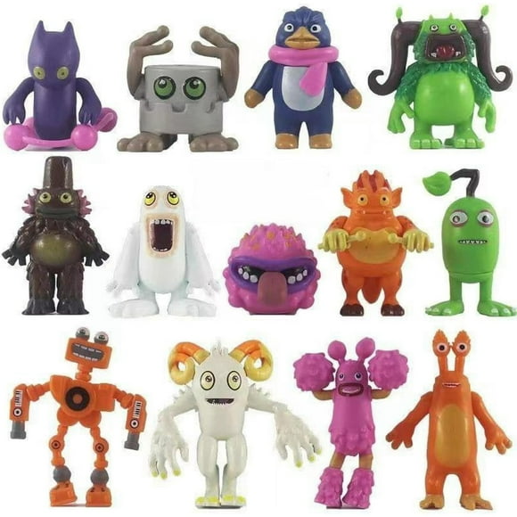 Mini Action Figure Playset, Wubbox Noggin Toe Jammer Cute Birthday for Boys & Girls 6+Years Old(13pcs)