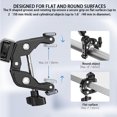 thumbnail image 2 of tamizeot 22 Inch Arm Clamp C-Shaped Small Cross Bracket With Ball Articulated, 2 of 6