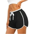 thumbnail image 6 of LEBONYARD Shorts for Women Plus Size Clearance,Women's Shorts with Unique Designs,2PC Women Casual Summer Sports Shorts Workout Yoga Shorts Active Shorts Pink M, 6 of 6