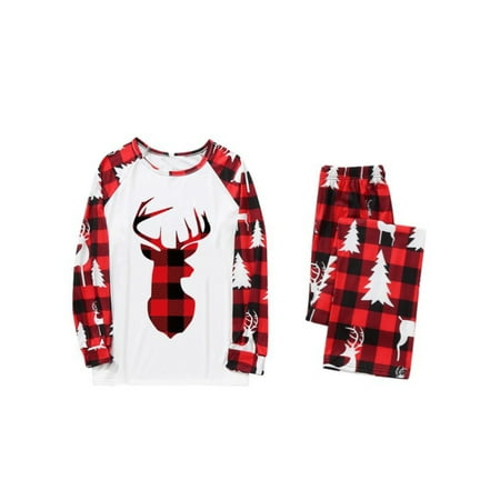 

LEADOKO Matching Family Christmas Pyjamas Outfits Adult Mens Womens Baby Kids Xmas Loungewear Nightwear Sets