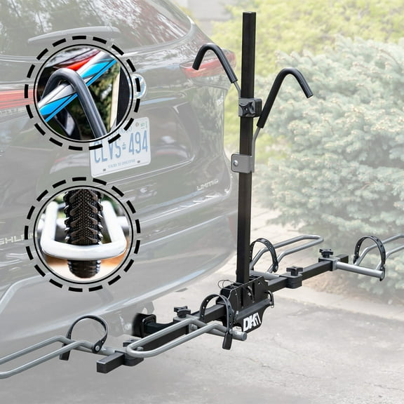 Hitch-Mounted 2-Bike Carrier with 1-1/4 in. Adapter