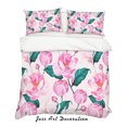 thumbnail image 2 of 3D Rosa Acuarela Floral Funda de edredón Set Ropa de cama Set Fundas de almohada Sf41, 2 of 2