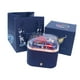 thumbnail image 5 of Caja de joyería con rosas preservadas, caja de embalaje, organizador de joyas, estuche romántico para joyas Azul oscuro, 5 of 9