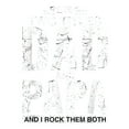 thumbnail image 2 of [100% Cotton] Cool Dad and Papa Double Title Rocking T-Shirt For awesome Fathers Menswear Top, 2 of 7