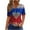 Multicolor-8, variant on VerPetridure American Flag Shirts for Women 4th of July Tops USA Print T Shirt Casual Short Sleeve American Proud T-Shirt Tops