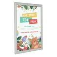 thumbnail image 3 of M&T Displays Snap Poster Frame 14x22 Silver Aluminum Wall Mounting Document Photo Sign Holder (3 pack), 3 of 12