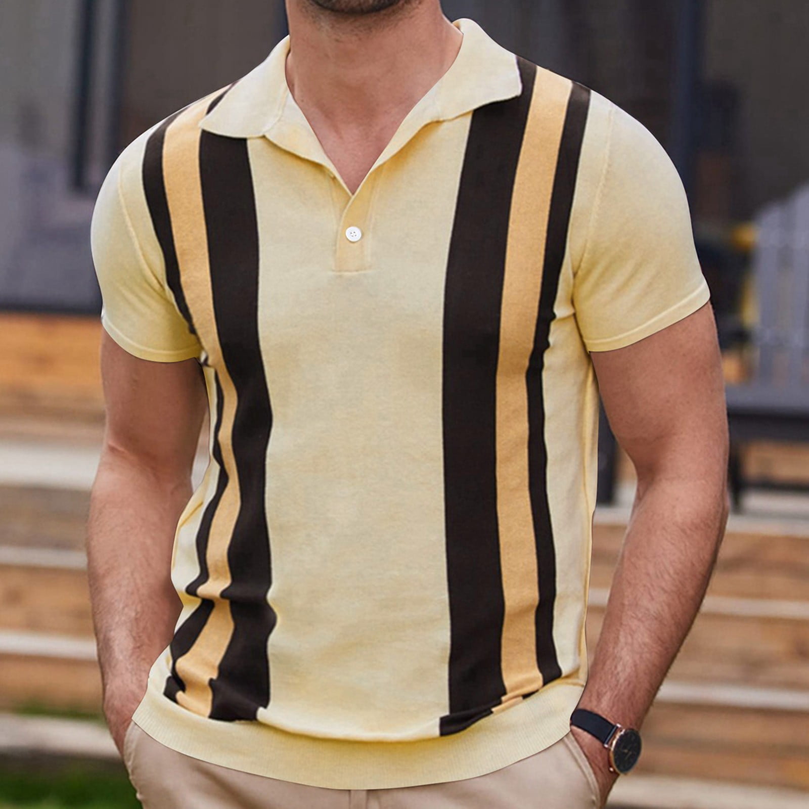 Beige golf shirt online