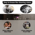 thumbnail image 3 of Double - Sided Clean/Dirty Magnet Sign for Dishwashers, Washing Machines and Refrigerators, Kitchen Gadget, 3 of 9
