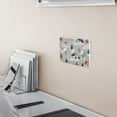 thumbnail image 5 of Yayeee Toggle Light Switch Wall Plate 3-Gang 6.37"x4.48" Decorative Outlet Cover, Cartoon Blue Houses, 5 of 7