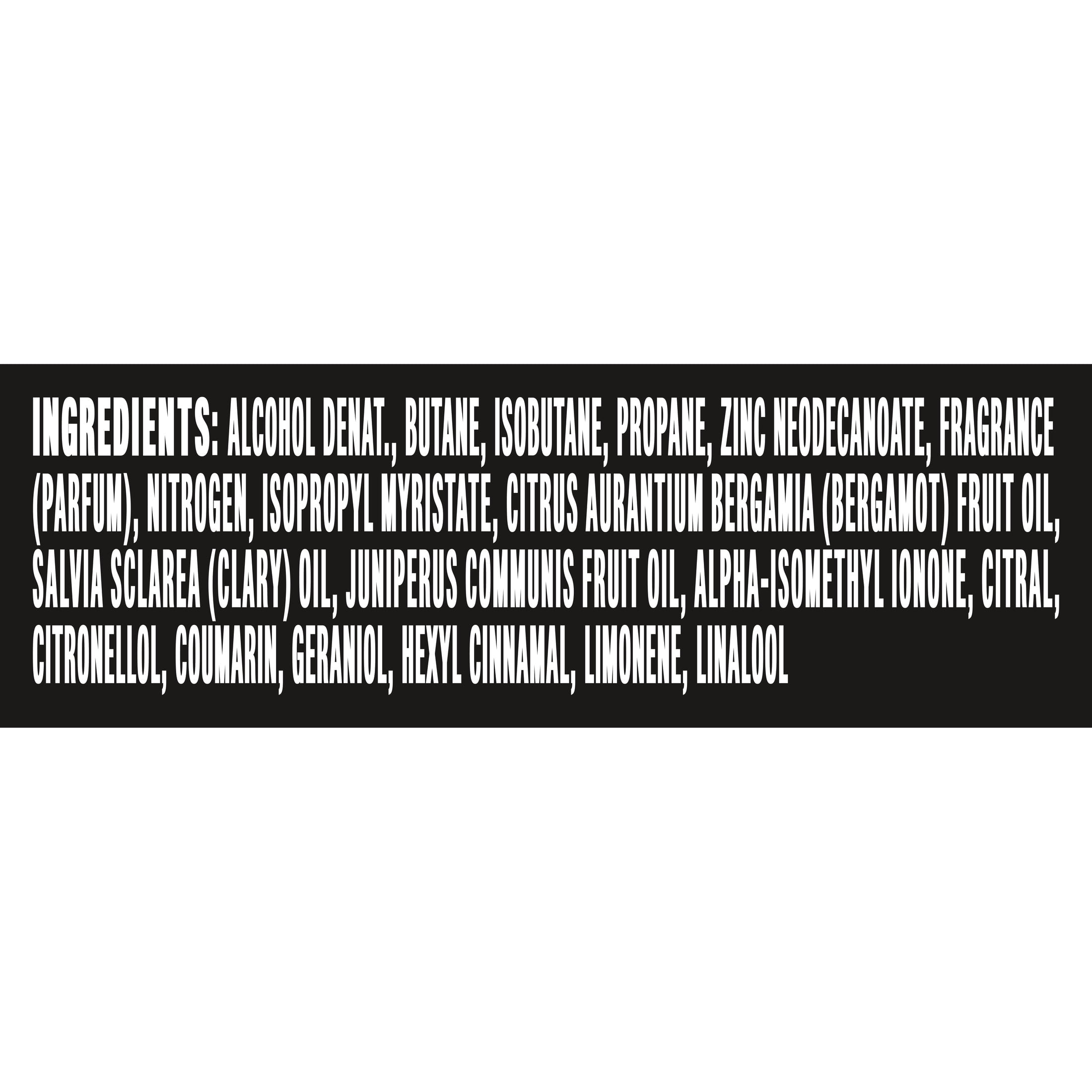 AXE Fine Fragrance Collection Body Spray 72 Hour Freshness Aqua Bergamot Aluminum Free, 2.9 oz