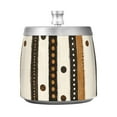 thumbnail image 7 of Yayeee Ashtray with Lid for Cigarette Smokeless Stainless Steel Home Ash Holder, Beige Abstract Dots, 7 of 7