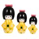 thumbnail image 1 of 3 figuras de muñeca kimono de madera de escritorio, muñecas kimono japonesas, figuras coleccionables, 1 of 6
