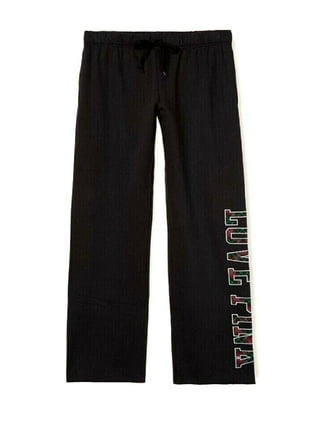 victoria secret pink Heart Size S/p Black And Pink Lounge Pants