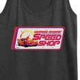 thumbnail image 3 of Disney Cars - Lightning McQueen Speed Shop - Women's Racerback Tank Top, 3 of 5