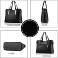 thumbnail image 4 of Women's Large Handbag Set, Shoulder Bag, Shopper, Travel Shoulder Bag, 2-Piece Set, 4 of 6