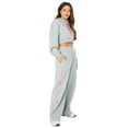 thumbnail image 2 of Celebrity Pink Juniors Cropped Sweatshirt w/Lightening Bolt Print, Sizes XS-XXXL, 2 of 4