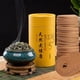 thumbnail image 3 of Xiao Hua Incienso en espiral (96 unidades) con quemador de incienso, diseño en espiral natural chino para incienso largo, ajenjo y sándalo., 3 of 3