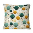 thumbnail image 3 of DESIGN ART Designart "Urban Oasis Polka Dots Pattern I" Polka Dots Printed Throw Pillow 16 x 16, 3 of 5